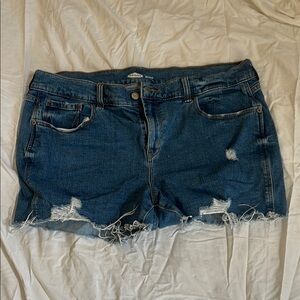 Old Navy Denim Blue Distressed Women's Shorts